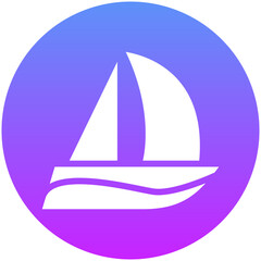 Sailing Boat Icon