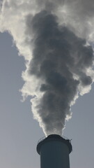 『エントツの煙  大気汚染  』SDGs地球環境   コンビナート工場汚染 