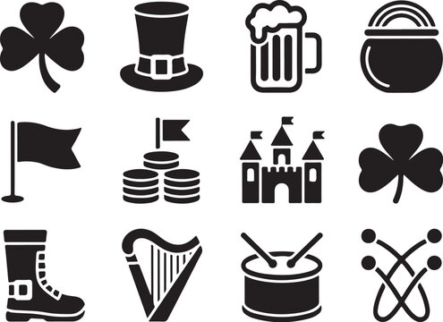 St. Patrick's Day icons celebrate luck, music, and festivities
