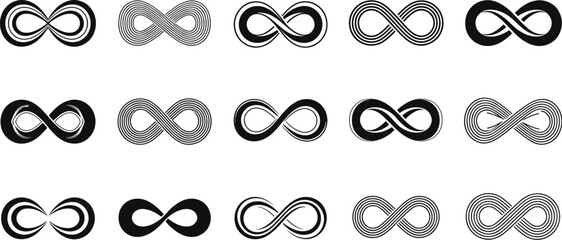 Elegant Infinity Symbol Collection: Mobius Loop Designs for Timeless Concepts, Endless Possibilities, and Limitless Potential in Mathematics, Science, Business, and Spiritual Growth - Minimalist Graph