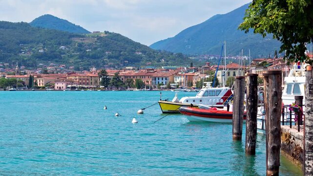 View Over Lake Garda and Salo town