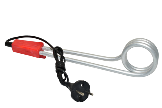 Large and powerful water heater on PNG background.