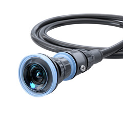 A sleek, high-tech inspection lens, designed for precision and durability