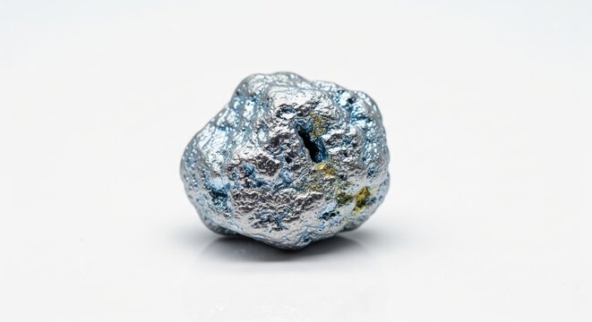 Raw Thallium Metal Nugget with Blue-Silver Surface