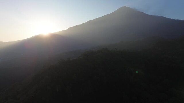 drone view montain