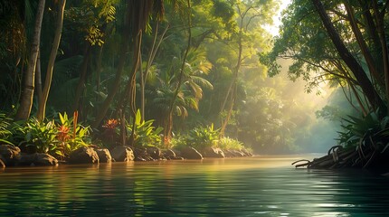 tropical forest in thailand