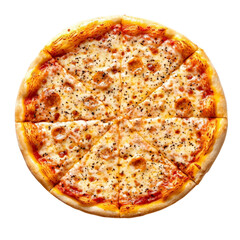  Cheesy Italian pizza isolated on transparent background.png