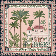 Adobe Illustrator Artwork, wallpaper concept featuring tropical place