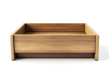 Multi-Compartment Storage Tray Isolated on White