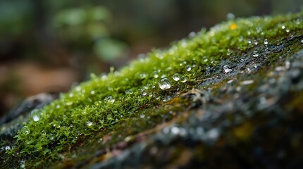 water drops on a leaf