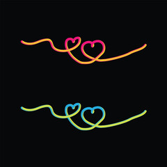 Vibrant neon starburst with swirling pink and yellow abstract lines