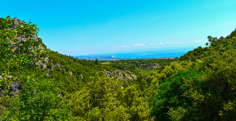 Das Enipeas Tal am Olymp (&Oacute;lympos), Litochoro, Griechenlands