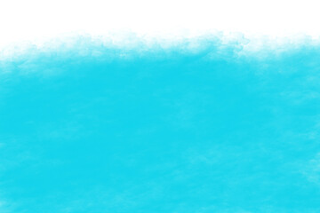 Abstract watercolor blue background isolated on transparent background for design use