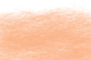 Fototapeta premium Abstract peach watercolor background isolated on transparent background for design
