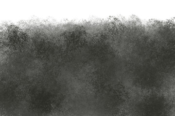 Dark grunge texture background isolated on transparent background for graphic design