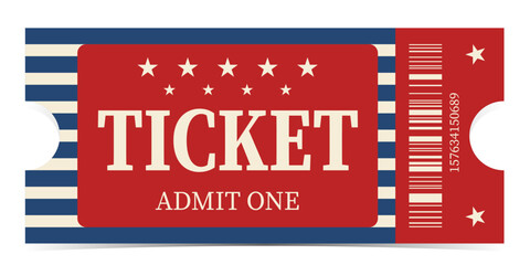 Ticket admit. Admit one ticket icons.