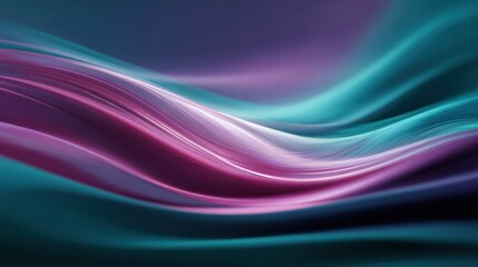 Abstract digital art with flowing waves and smooth textures