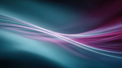 Abstract light streaks and flowing curves in digital art