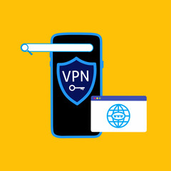 VPN protection and secure internet connection