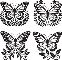 butterfly_vector_silhouette_set