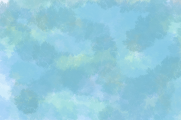 Watercolor background with light blue and green colors for various designs isolated on transparent background