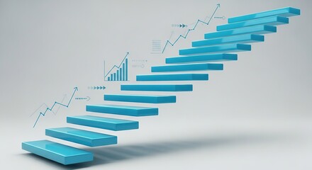 Obraz premium Success Ladder