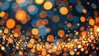 Gleaming gold bubbles effervesce with a shimmering, festive sparkle, hinting at celebration, vibrant, liquid, holiday cheers