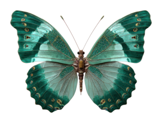 Captivating butterfly display nature isolated on transparent background