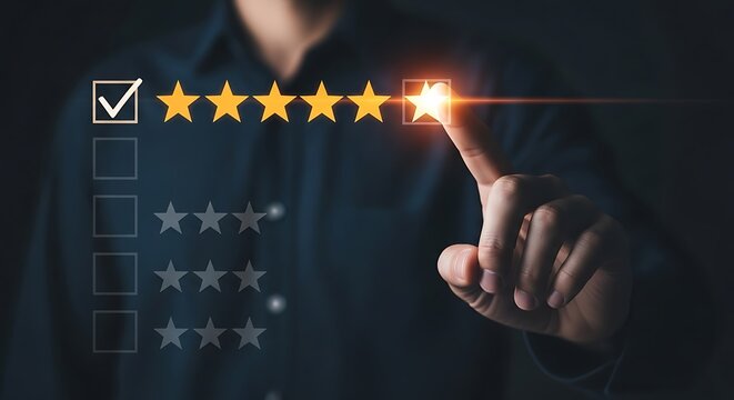 Boost your brand with a five-star rating system and create a positive customer experience for your business's success with excellent service - Powered by Adobe