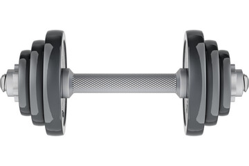 One Dumbbell, transparent background