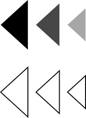 Arrow cursor dynamic fast symbol sign. Dynamic moving arrow representing speed, fast, acceleration vector illustration .