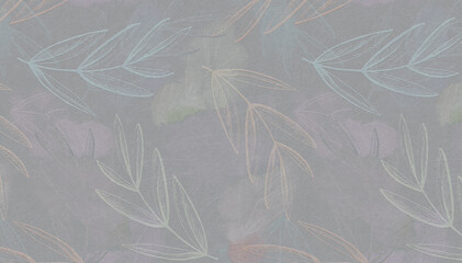 abstract tropical wall pattern for bathroom and tchiken tiles