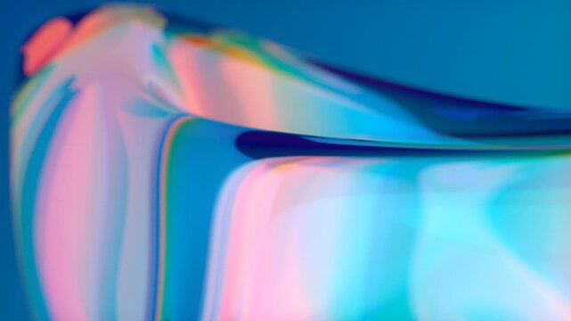 abstract colorful background (loop) with depth of field