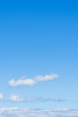 秋の空　穏やかな青空と雲90