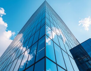 Naklejka premium modern office building