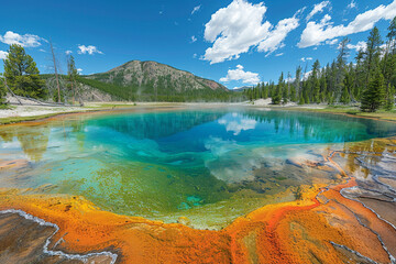 Experience breathtaking natural wonders of Yellowstone National Park, including its stunning geothermal features, mesmerizing geysers, diverse wildlife, and unspoiled beauty that truly sets this iconi