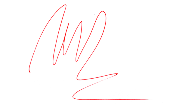 Red Pencil Underline - Hand drawn horizontal chalk, marker or pencil lines. Design element for emphasis, text lines and decoration. Set on a transparent background.