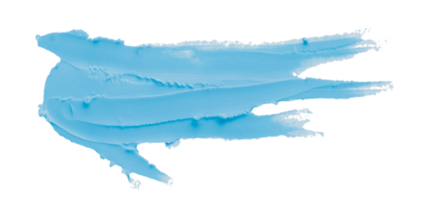 Light blue clay texture on a transparent background.