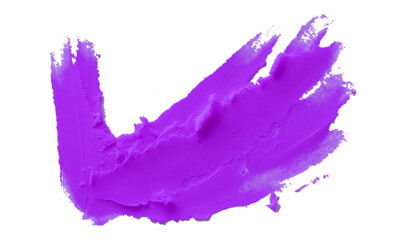 Purple clay texture on transparent background.