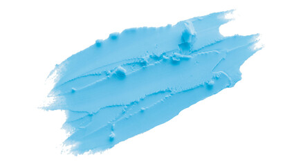 Light blue clay texture on a transparent background.