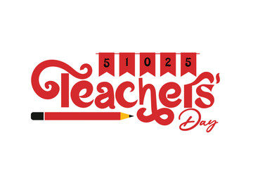 Happy Teachers Day creative concept banner, poster, social media post, template, background. Happy Teachers Day creative idea.