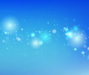 Light Blue Vector Bokeh Background For Winter Wedding Design