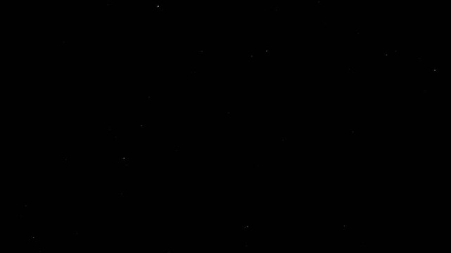 Milky way galaxy stars space dust in the universe, Long exposure photograph, with grain. Summer night sky Milkyway nightscape Time Lapse. Stars in the night sky animation. 4k