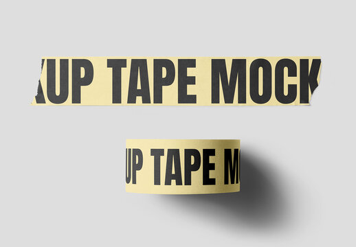 Tape Top View Mockup