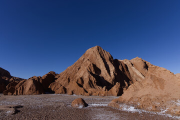 Death Valley at sunset in San Pedro de Atacama, Chile