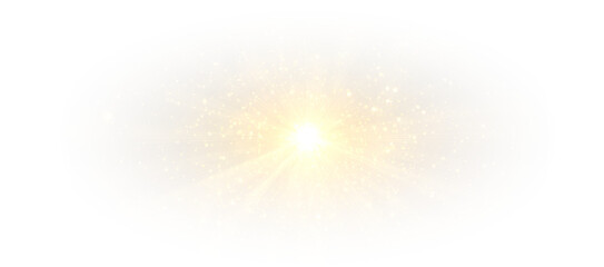 Abstract glowing background with stardust and gold particles, elegant sparkle effect for luxury...