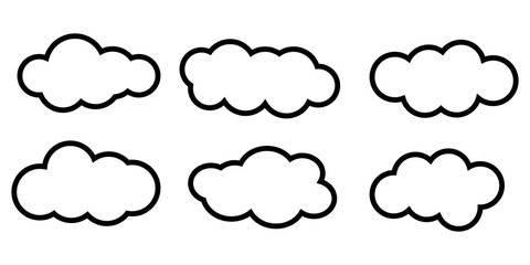 Cloud vector set
