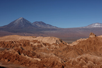 Death Valley at sunset in San Pedro de Atacama, Chile