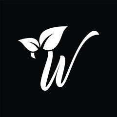 monogram letter W, artistic initial W, monogram template, royal W, vintage letter W, chic W, custom monogram W, logo W design, gothic W, intertwined W, intertwined monogram, elegant letter W