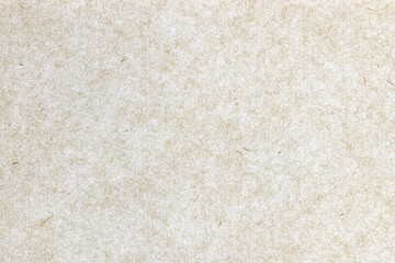 Fototapeta premium Decorated craft fibre paper background. Kraft fibers decorative paper texture. Landscape horizontal orientation.